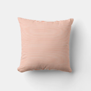Coussin Bandes couleur Apricot Modèle tendance stylish