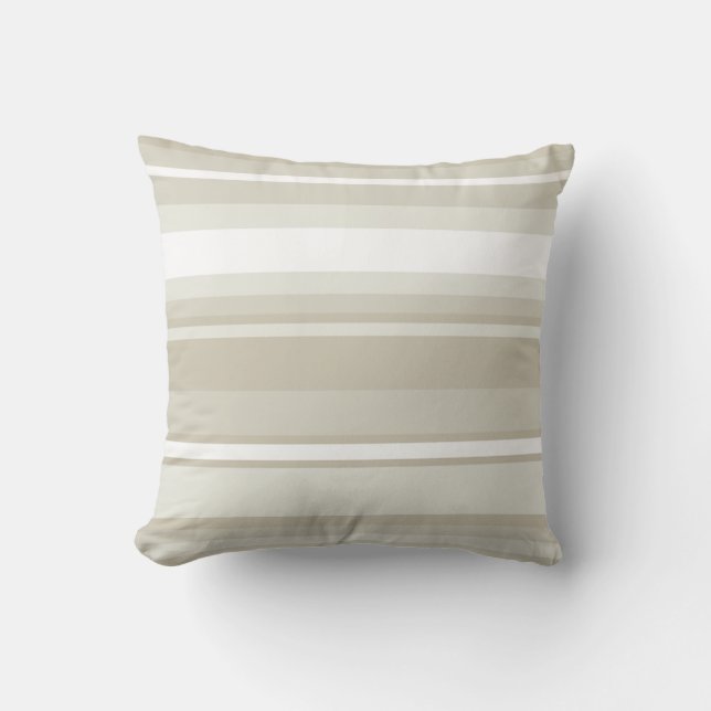 Coussin Bandes de grès (Recto)