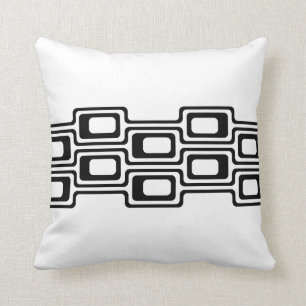 Coussin Bandes de mod, carreau