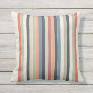 Coussin Bandes de palette de couleurs cool