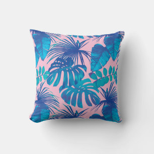 Coussin Bandes de papier numérique tropicale étoiles