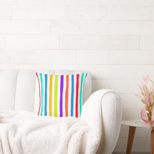 Coussin Bandes dessinées à la main dans des couleurs pop a (Canapé)