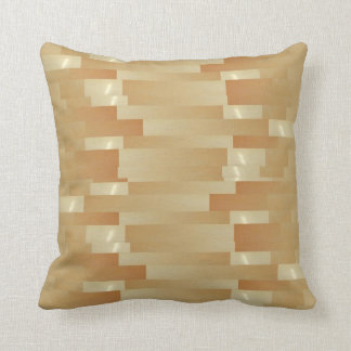 Coussin Bandes d'or en soie de satin - ombre Art101
