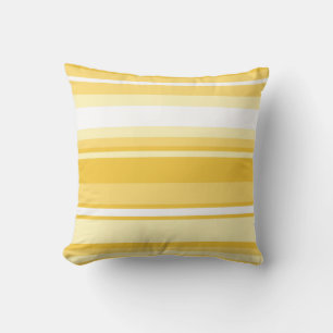 Coussin Bandes jaunes