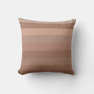 Coussin Bandes Mocha Mousse