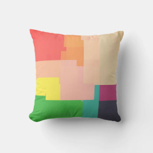 Coussin Bandes multicolores