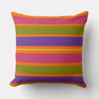 Bandes orange, jaune, rouge, verte et violette