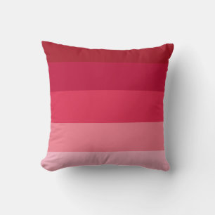 Coussin Bandes roses