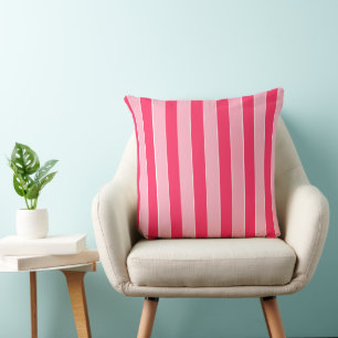 Coussin Bandes roses