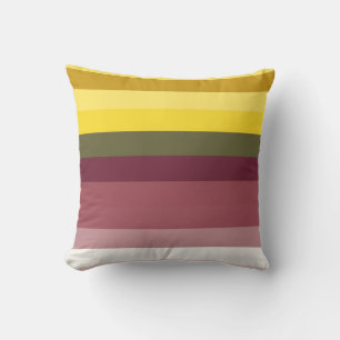 Coussin Bandes verticales Abstraites sans couture