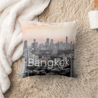 Bangkok Skyline Sunset Panorama BKK Thaïlande
