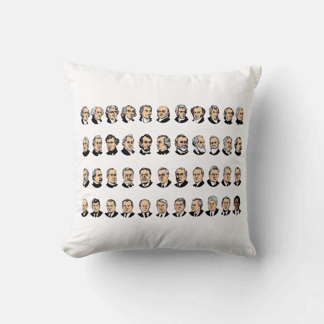 Coussin Barack Obama - Présidents des États-Unis (Recto)