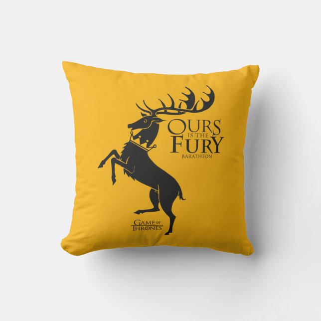 Coussin Baratheon Sigil - Notre Furie (Recto)