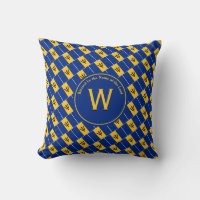 BARBADOS DRAPEAU Customisé Écriture Monogramme