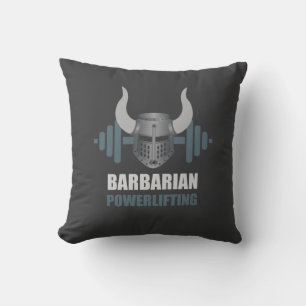 Coussin Barbarian Warrior Powerlifting Workout