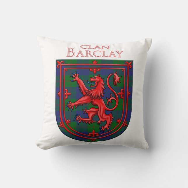 Coussin Barclay Chasse Tartan Scottish Plaid (Recto)