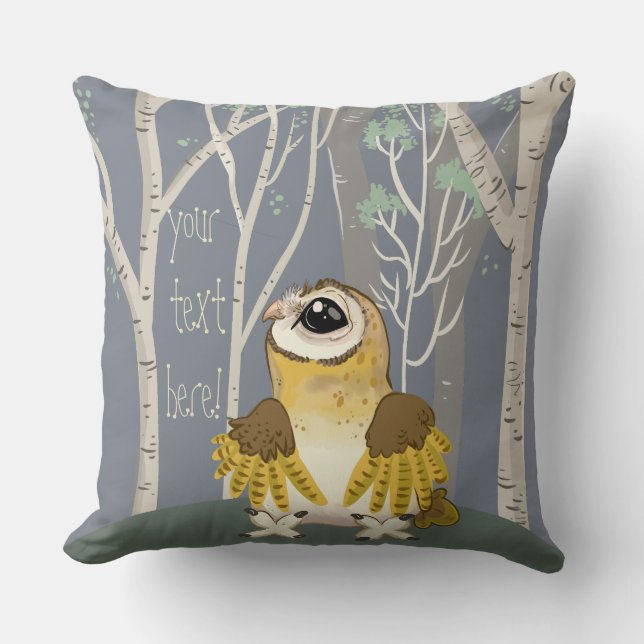 Coussin Barn Owl (Recto)
