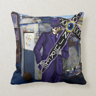 Coussin Baron Samedi Voodoo Art Pillow