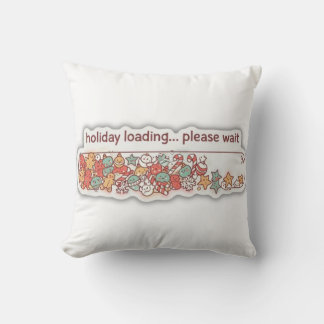 Coussin Barre de chargement de Noël décorative pour les fê
