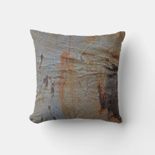 Coussin Barre rustique à grains de bois Photo Nature Brown