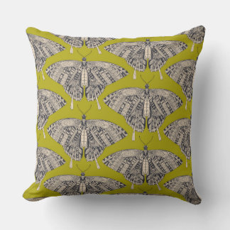 Coussin basalte de citron papillon