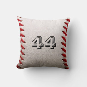Coussin Baseball avec numéro personnalisable