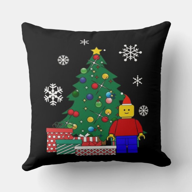 Coussin Baseball de l'arbre de Noël (Verso)