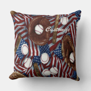 Coussin Baseball Personnalisé Aux Etats-Unis
