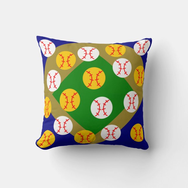 Coussin Baseball/Softball (Recto)