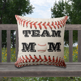 Coussin Baseball Team Mom
