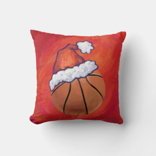 Coussin Basket-ball à Santa Hat