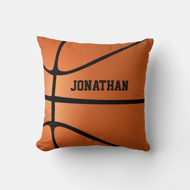 Coussin Basket-ball Design Jeu d'oreiller (Recto)