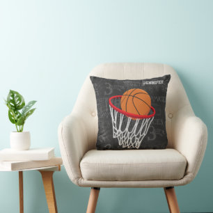 Coussin Basket-ball et cerceau de tableau de bord personna