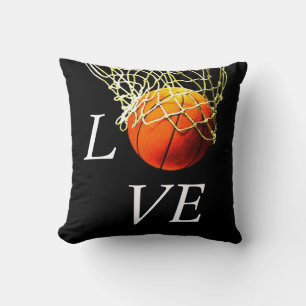 Coussin Basket-ball I Love