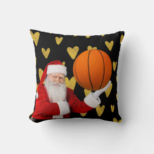 Coussin Basketball thème de Noël pour le joueur