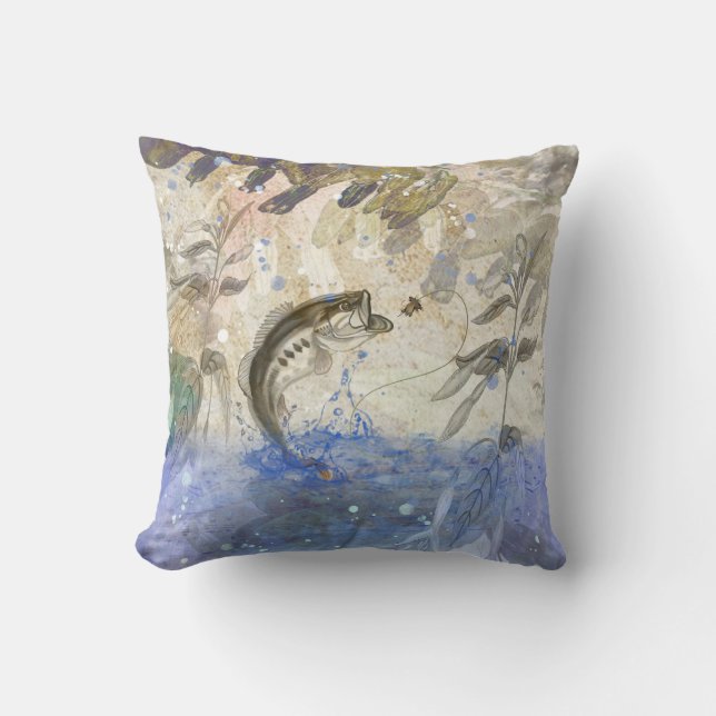 Coussin Basse pêche (Recto)