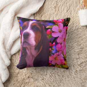 Coussin Basset Hound Chien Chien Art