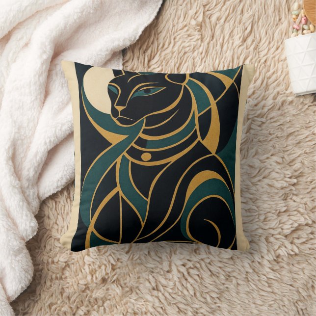 Coussin Bastet Chat Goddess Jeu d'oreiller (Couverture)