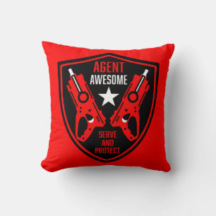 Coussin Bataille de pistolet à fléchettes pour enfants