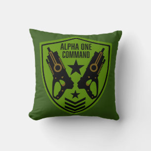 Coussin Bataille de pistolet à fléchettes pour enfants