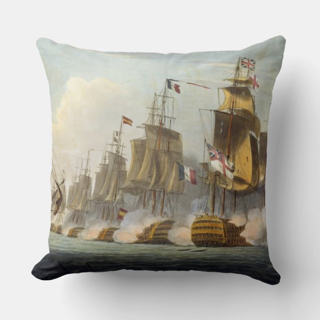 Coussin Bataille de Trafalgar, le 21 octobre 1805, de ' (Recto)