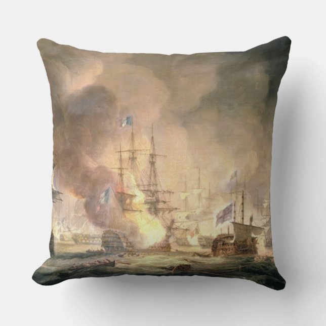 Coussin Bataille du Nil, le 1er août 1798 à 22h, 1834 (Recto)