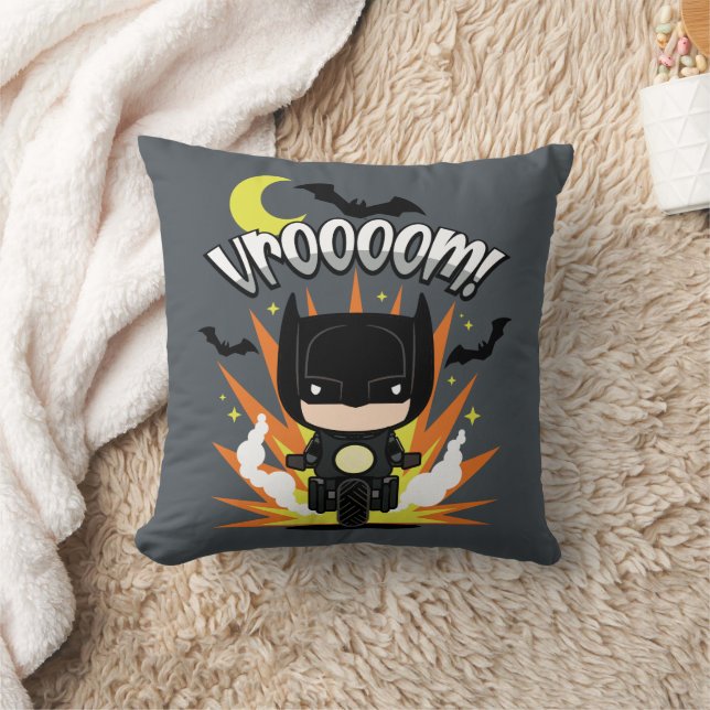 Coussin Batcycle Chibi Batman (Couverture)