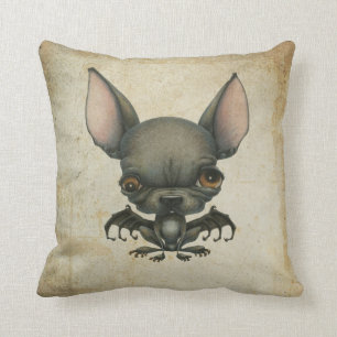 Coussin Batdog sur le parchemin