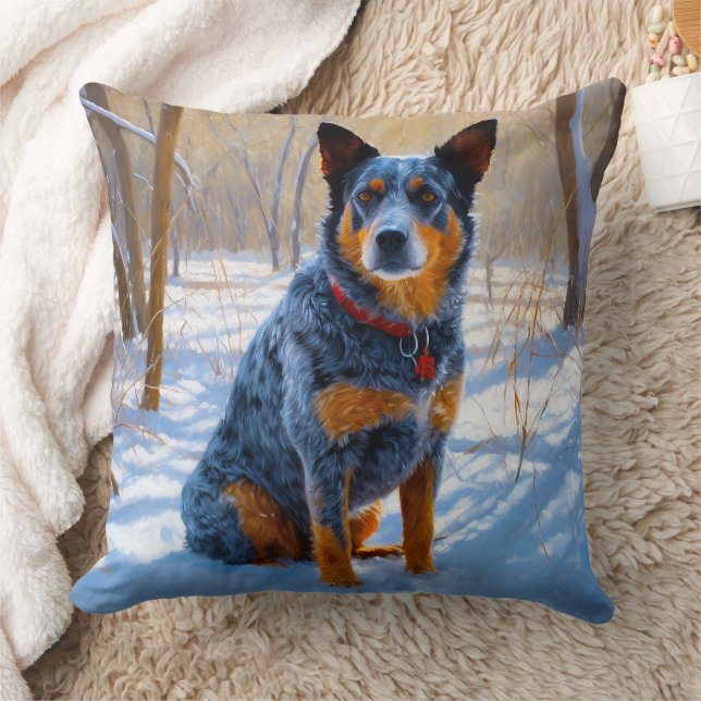 Coussin Bateau Australien Laisser neiger Noël (Couverture)