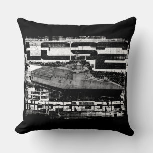 Coussin Bateau de combat Littoral Indépendance Pillow