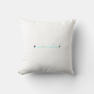 Coussin Bateau Pirate Pixel Art Mignon à la Poursuite d'un