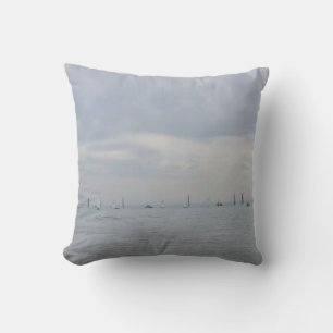 Coussin Bateaux de course de yacht en ligne