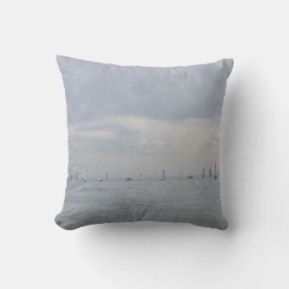 Coussin Bateaux de course de yacht en ligne