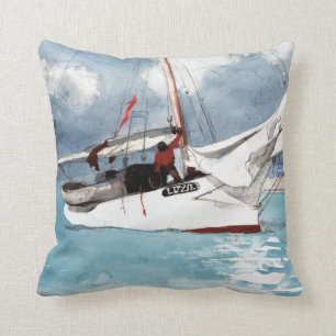 Coussin Bateaux de pêche de Winslow Homer, Key West